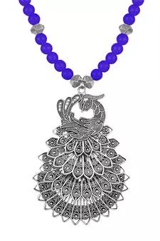 Blue necklace-sets