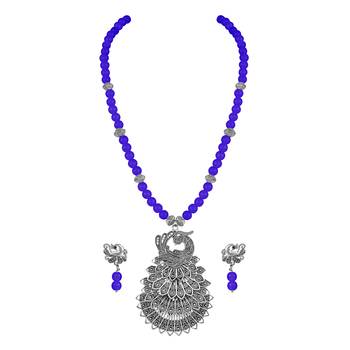 Blue necklace-sets 3