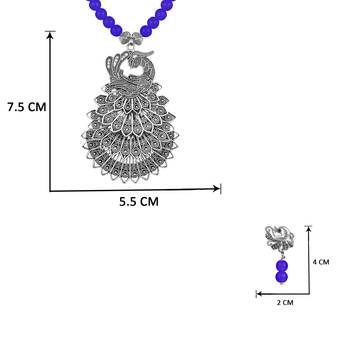 Blue necklace-sets 4