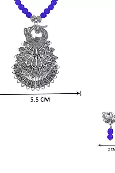 Blue necklace-sets
