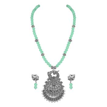 Green necklace-sets 2