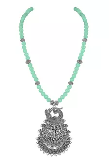 Green necklace-sets