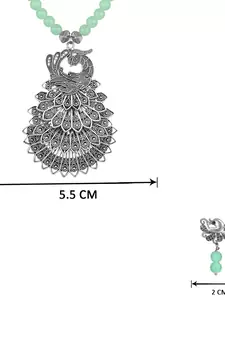 Green necklace-sets