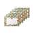 AVI Living Set of 6 Fleur Table Mats  Multicolor