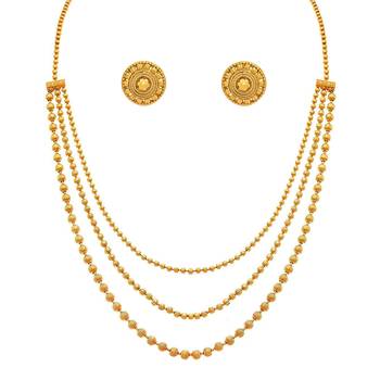 Gold necklace-sets 1