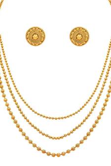 Gold necklace-sets