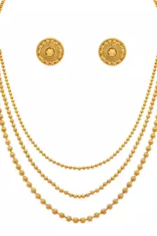 Gold necklace-sets