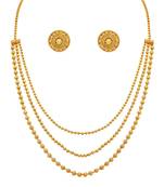 Gold necklace-sets