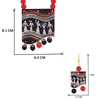Red necklace-sets 4