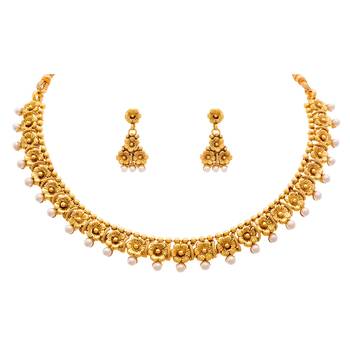 Gold necklace-sets 1