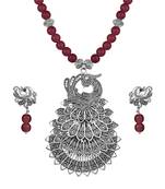 Maroon necklace-sets