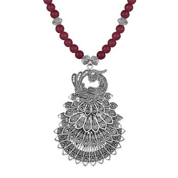 Maroon necklace-sets 3