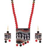 Red necklace-sets