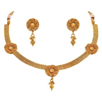 Gold necklace-sets 1