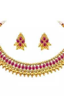 Gold necklace-sets