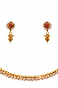 Gold necklace-sets