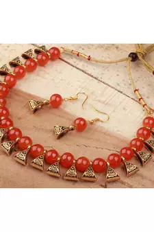 Pink necklace-sets