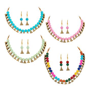Blue necklace-sets 1