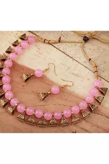 Blue necklace-sets