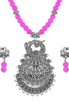 Pink necklace-sets