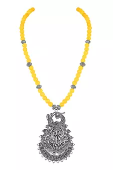 Yellow necklace-sets