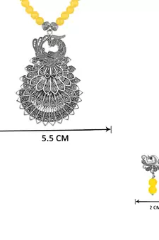 Yellow necklace-sets