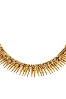 Gold necklaces