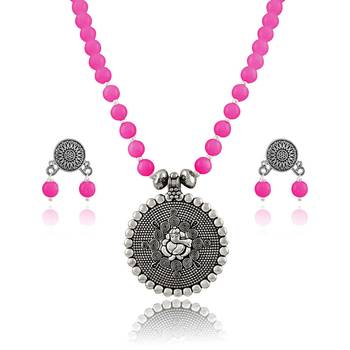 Pink necklace-sets 1