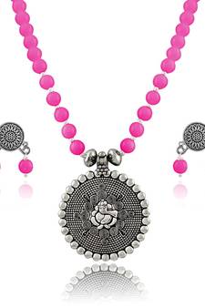 Pink necklace-sets