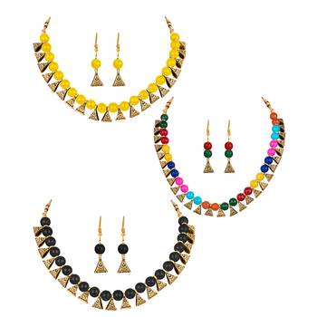 Black necklace-sets 1
