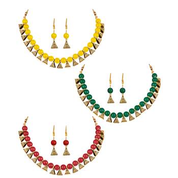 Red necklace-sets 1