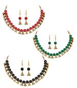 Red necklace-sets
