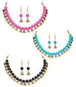 Black necklace-sets
