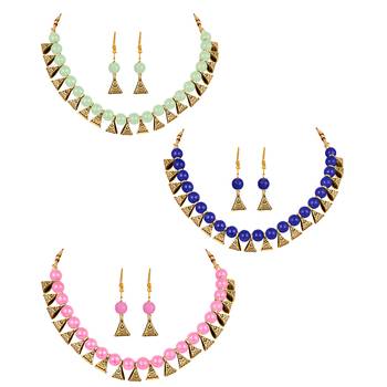 Green necklace-sets 1