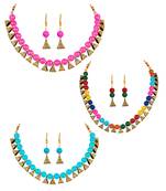 Pink necklace-sets