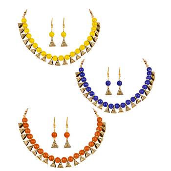 Blue necklace-sets 1