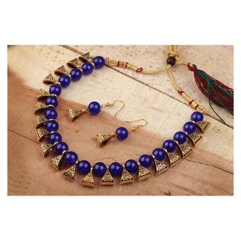 Blue necklace-sets 3