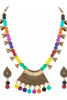 Multicolor necklace-sets