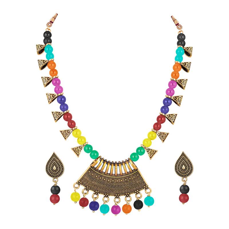 Multicolor necklace-sets