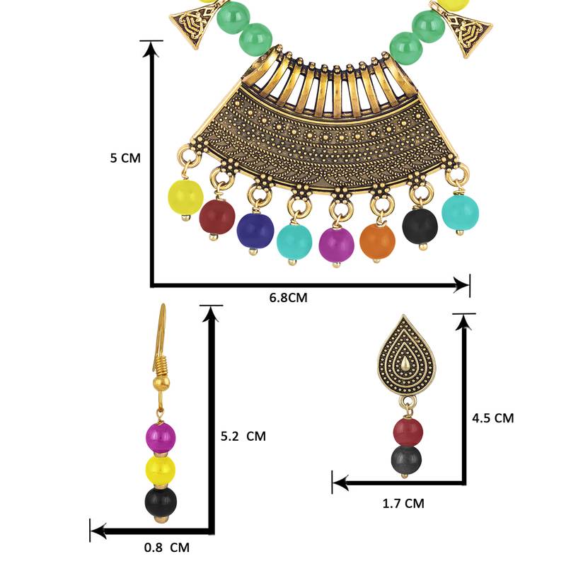 Multicolor necklace-sets