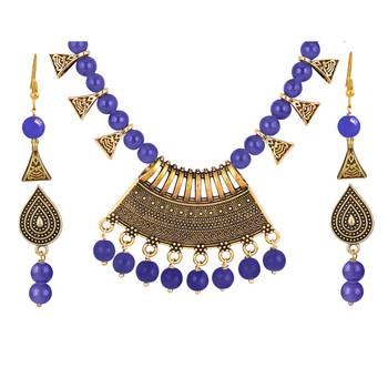 Blue necklace-sets 1