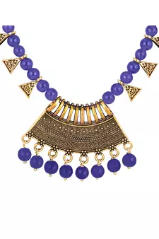 Blue necklace-sets