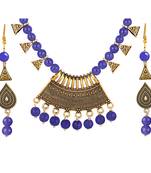 Blue necklace-sets