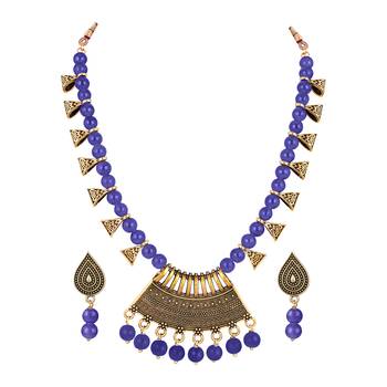 Blue necklace-sets 2