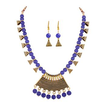 Blue necklace-sets 3