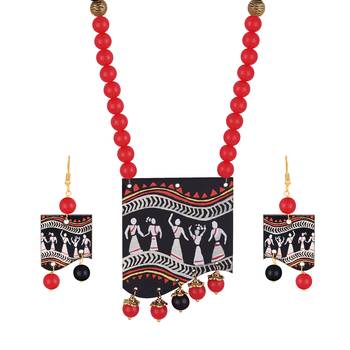 Red necklace-sets 1