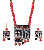 Red necklace-sets