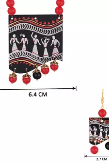 Red necklace-sets