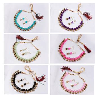 Blue necklace-sets 2