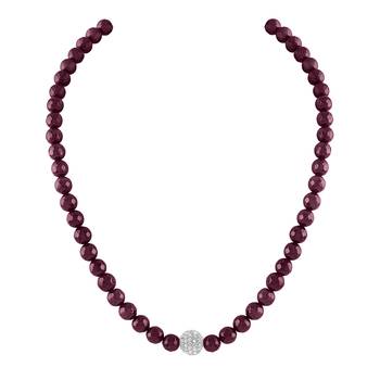 Maroon necklaces 1